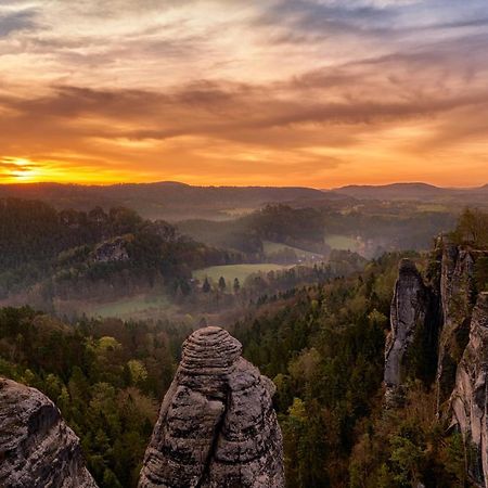 4-Bettzimmer Saechsische Schweiz Mittelndorf Eksteriør billede