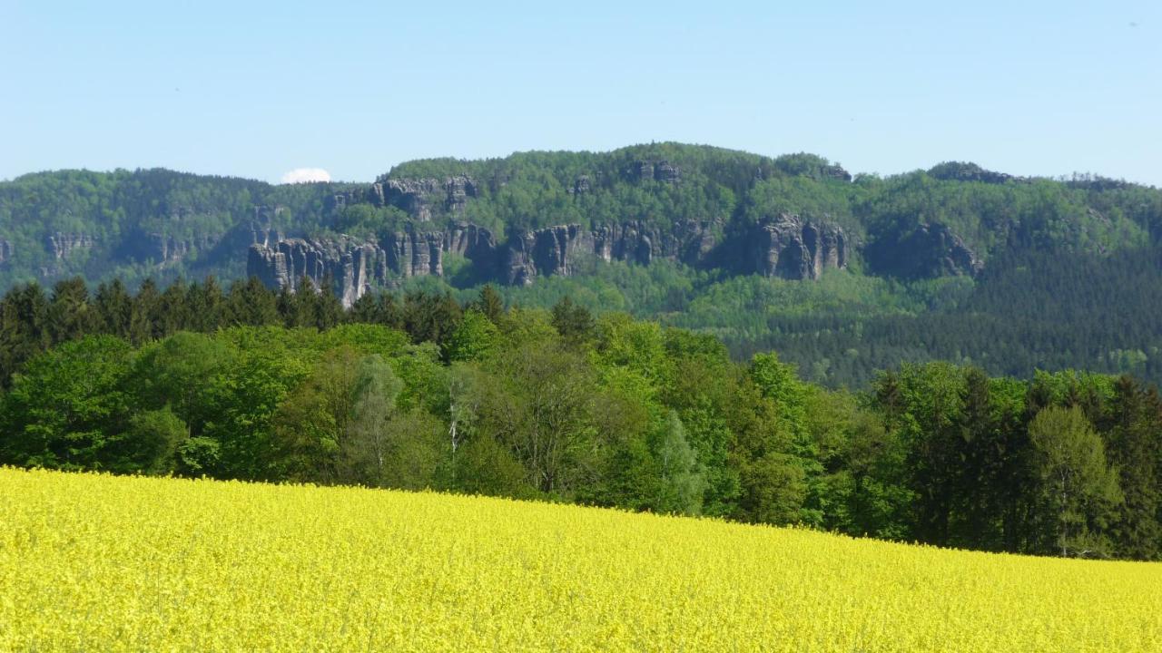 4-Bettzimmer Saechsische Schweiz Mittelndorf Eksteriør billede
