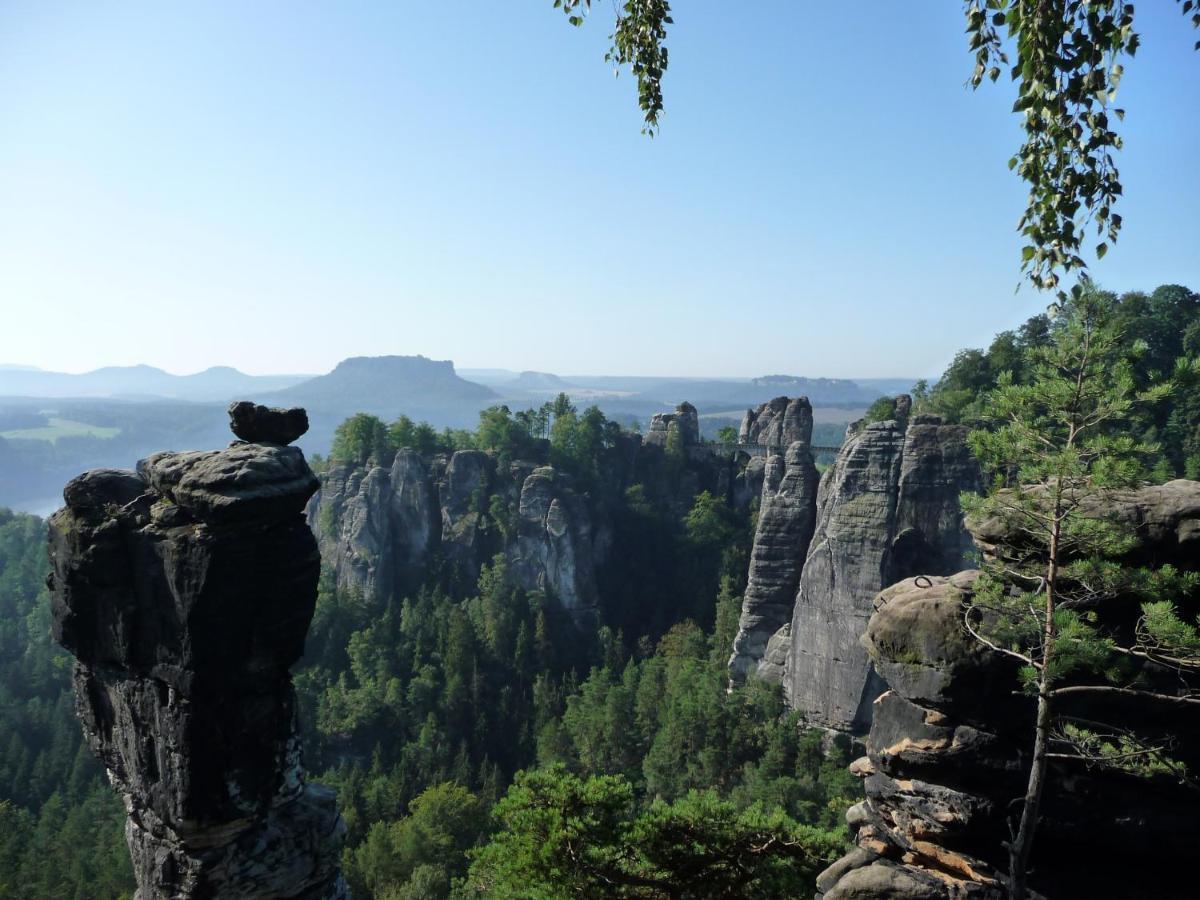 4-Bettzimmer Saechsische Schweiz Mittelndorf Eksteriør billede
