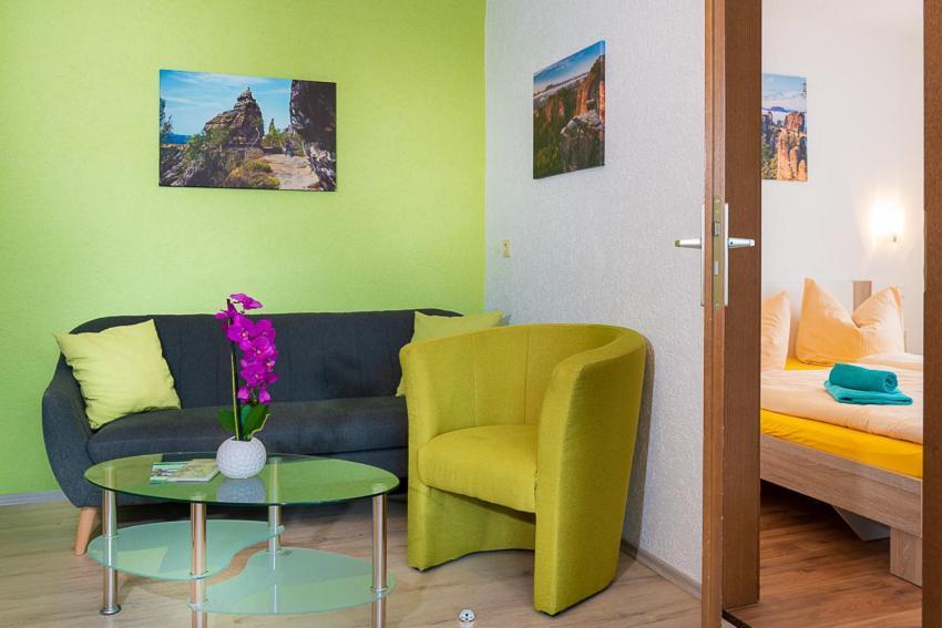 4-Bettzimmer Saechsische Schweiz Mittelndorf Eksteriør billede